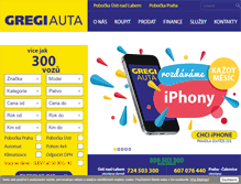 Tablet Screenshot of gregi.cz